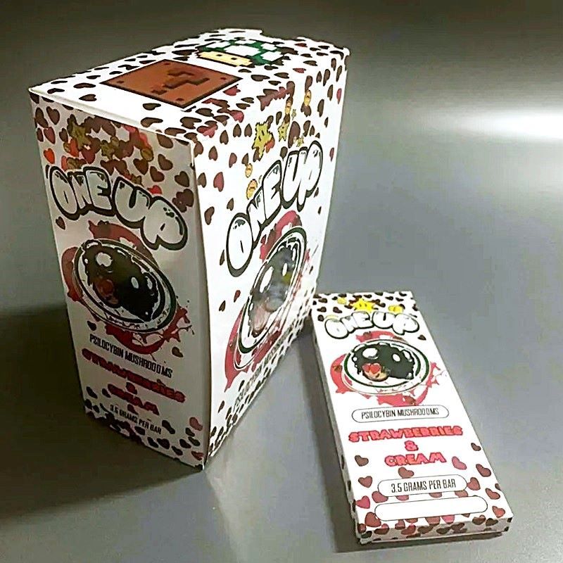 One Up 3.5G Mushroom Chocolate Bar Packaging Boxes
